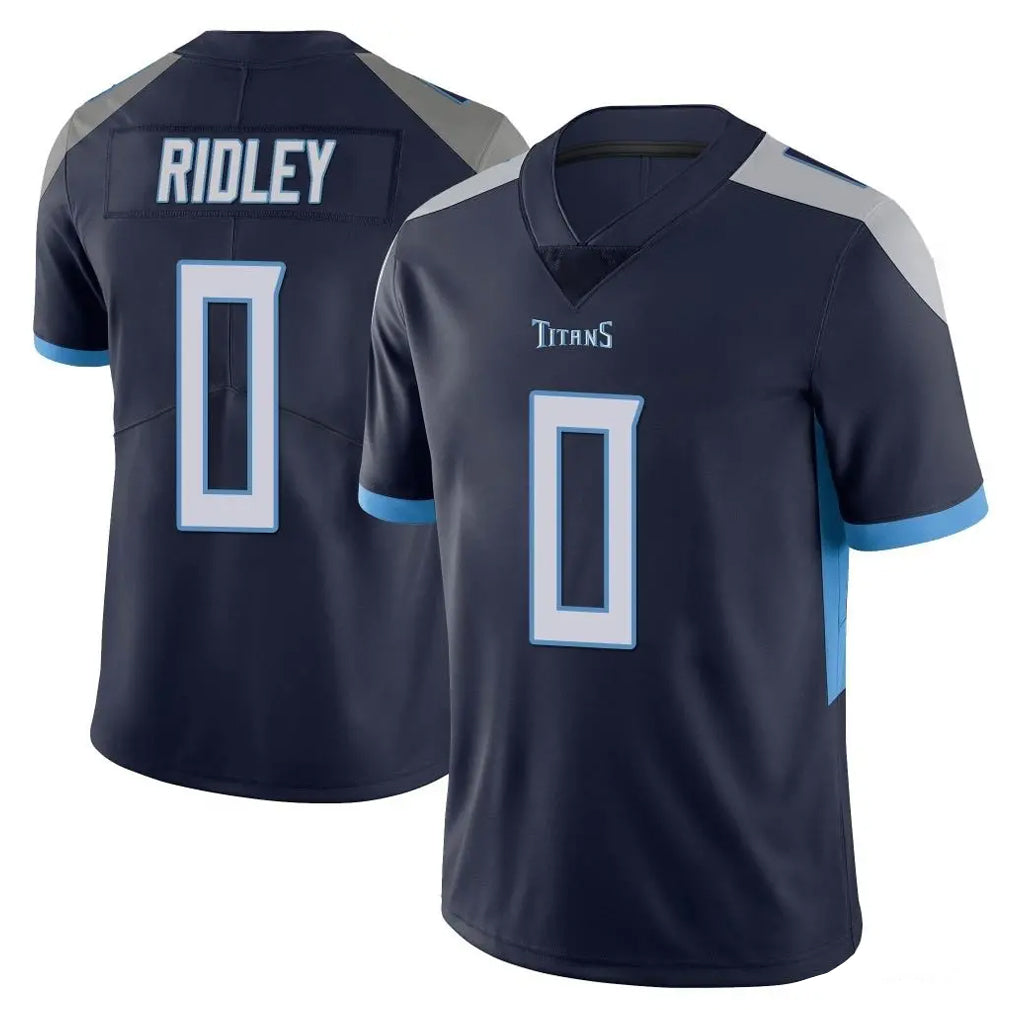 Fenge T.Titans #0 Calvin Ridley Player Navy Limited Vapor Untouchable Home Game Stitched Jerseys