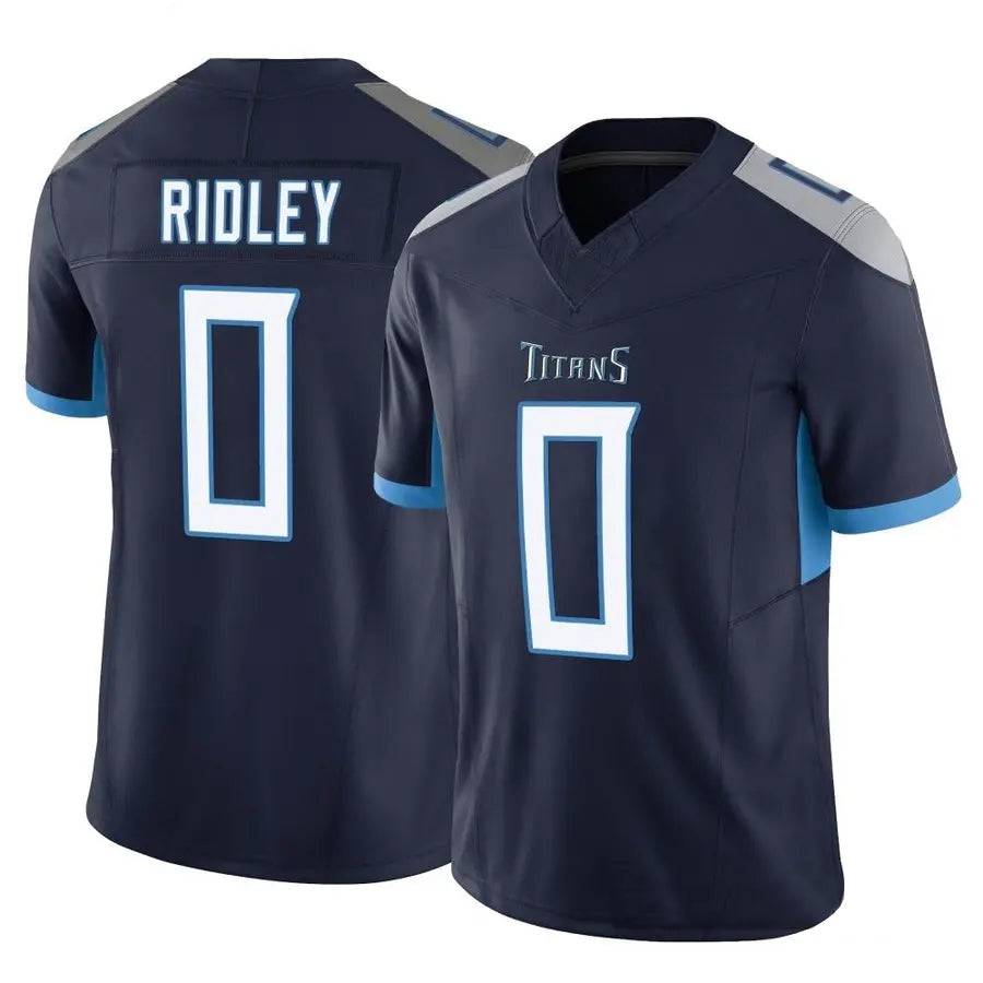 Fenge T.Titans #0 Calvin Ridley Player Navy Vapor F.U.S.E. Limited Stitched Jerseys