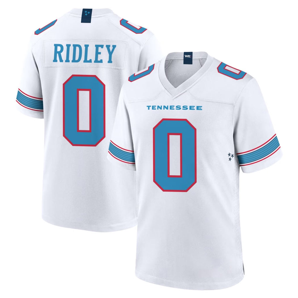 Fenge T.Titans #0 Calvin Ridley Player White 2026 Game Home Stitched Jerseys