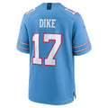 Fenge T.Titans #17 Chimere Dike Light Blue Team Game Stitched Jerseys