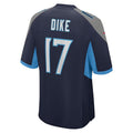 Fenge T.Titans #17 Chimere Dike Navy Team Game Stitched Jerseys