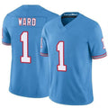 Fenge T.Titans #1 Cameron Ward Player Light Blue Vapor F.U.S.E. Limited Stitched Jerseys