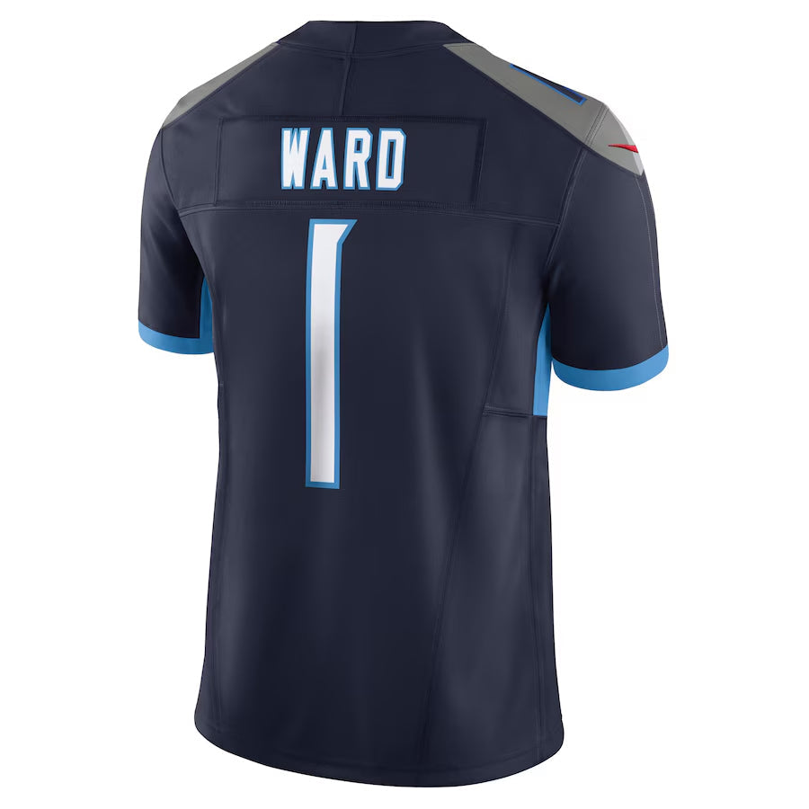 Fenge T.Titans #1 Cameron Ward Player Navy Vapor F.U.S.E. Limited Stitched Jerseys