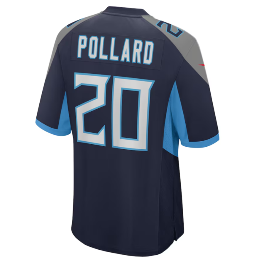 Fenge T.Titans #20 Tony Pollard Navy Game Player Jersey Stitched Jersey
