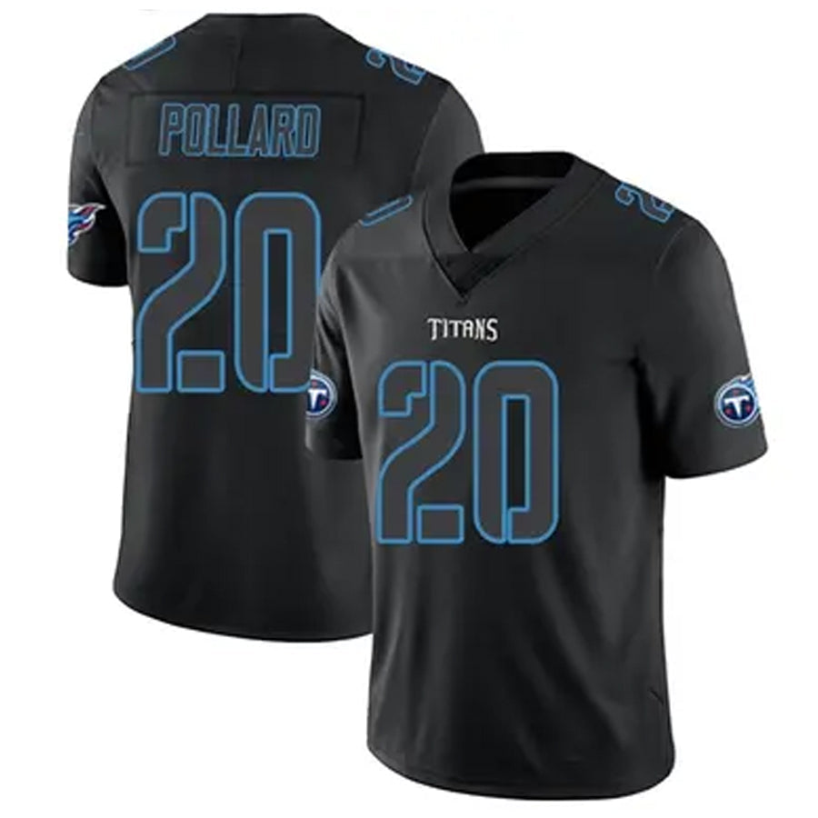 Fenge T.Titans #20 Tony Pollard Player Black Fashion Elite Limited Stitched Jerseys
