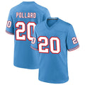 Fenge T.Titans #20 Tony Pollard Player Light Blue Throwback Alternate Game Stitched Jerseys
