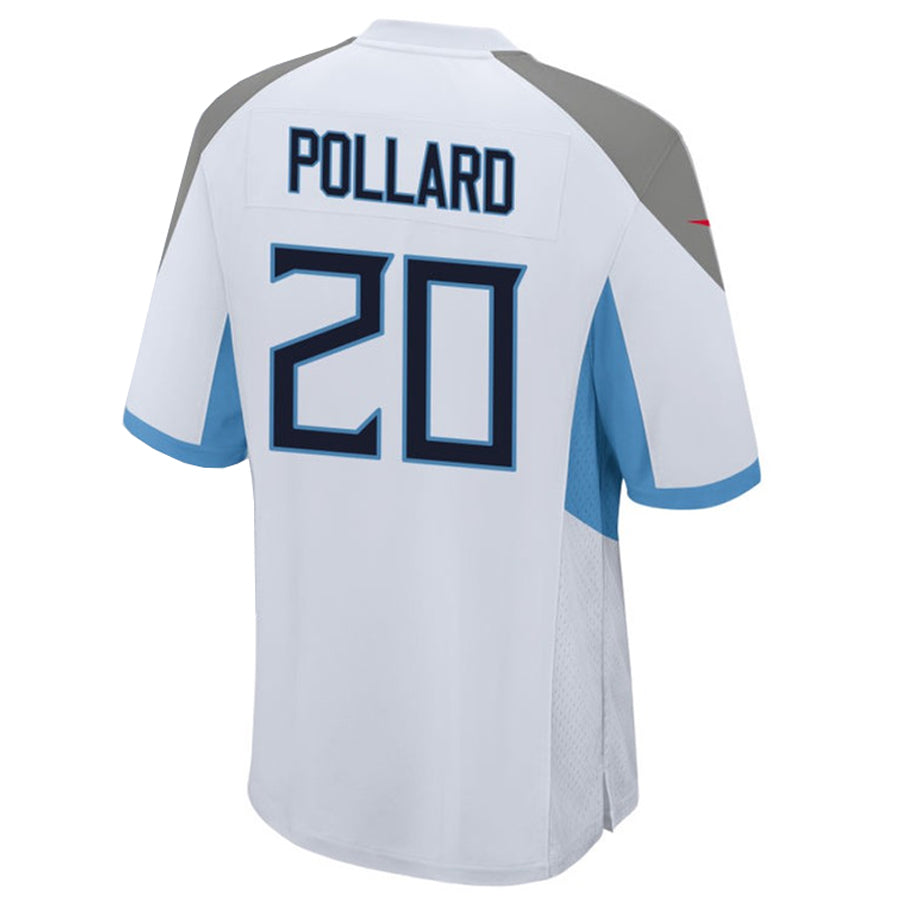 Fenge T.Titans #20 Tony Pollard Player White Home Game Stitched Jerseys
