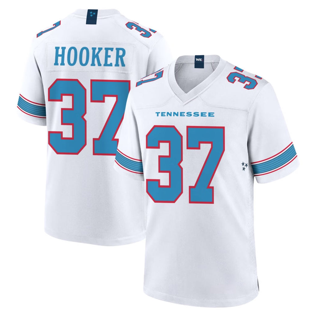 Fenge T.Titans #37 Amani Hooker Player White 2026 Game Home Stitched Jerseys
