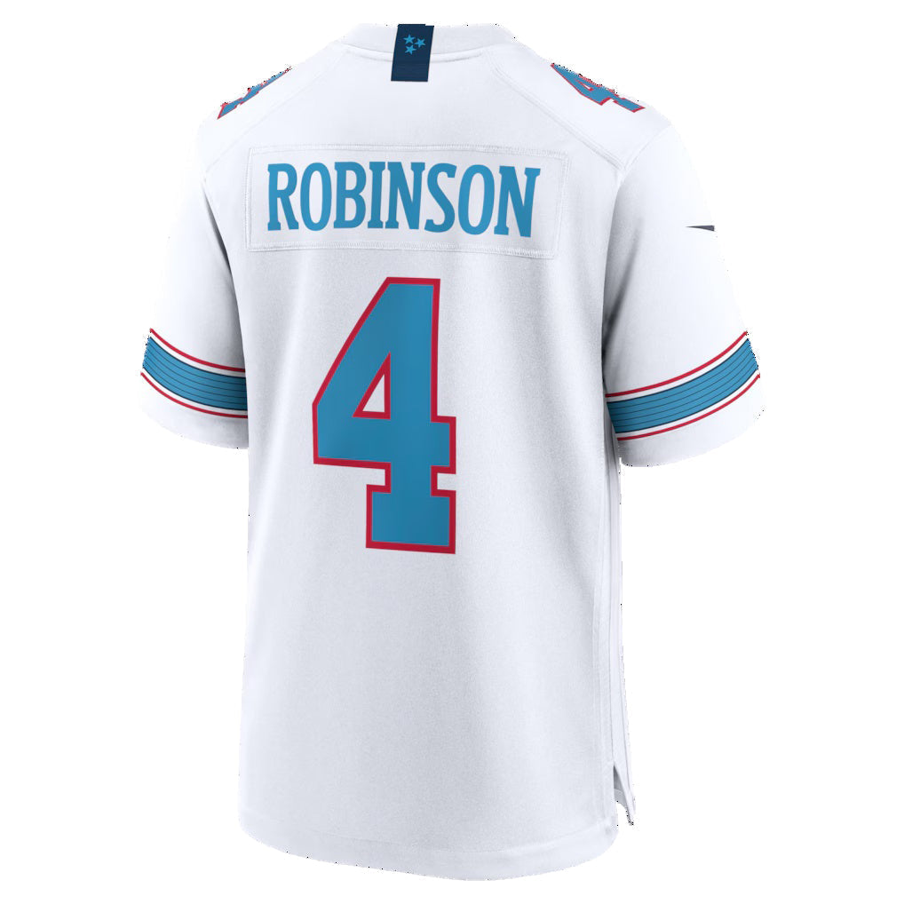Fenge T.Titans #4 Wan'Dale Robinson White Game Stitched Jerseys