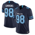 Fenge T.Titans #98 Jeffery Simmons Navy 2026 Rivalries Collection Limited Stitched Jerseys