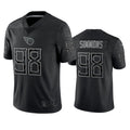 Fenge T.Titans #98 Jeffery Simmons Player Black RFLCTV Limited Stitched Jerseys