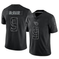 Fenge T.Titans #9 Steve McNair Player Black RFLCTV Limited Stitched Jerseys