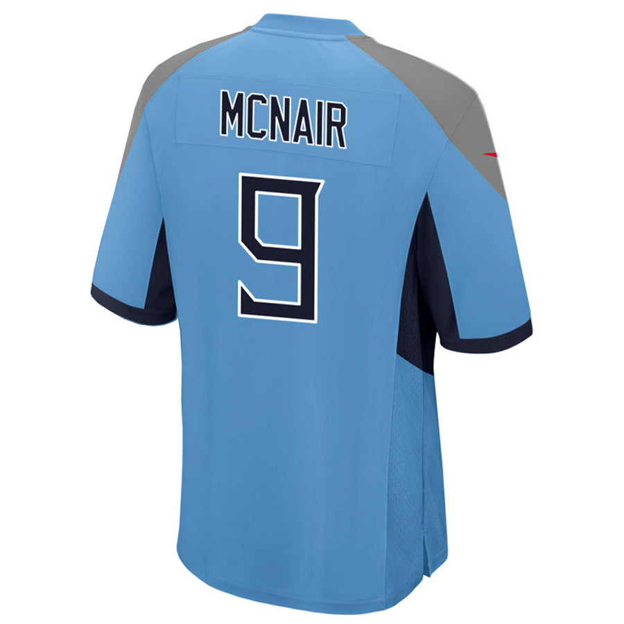Fenge T.Titans #9 Steve McNair Player Light Blue Home Game Stitched Jerseys
