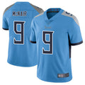 Fenge T.Titans #9 Steve McNair Player Light Blue Vapor Limited Stitched Jerseys