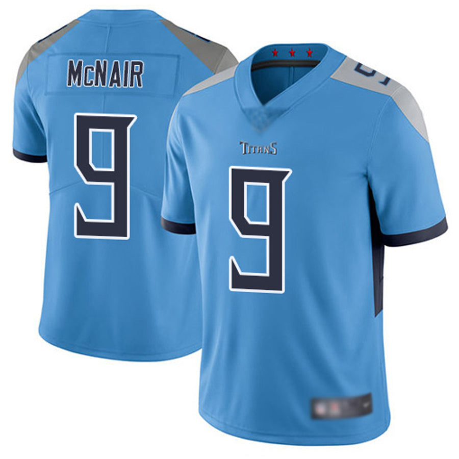 Fenge T.Titans #9 Steve McNair Player Light Blue Vapor Limited Stitched Jerseys