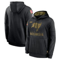 Fenge TB.Buccaneers  Blank Player Black Salute to Service Sideline Performance Pullover Hoodies Home Game Stitched Jerseys
