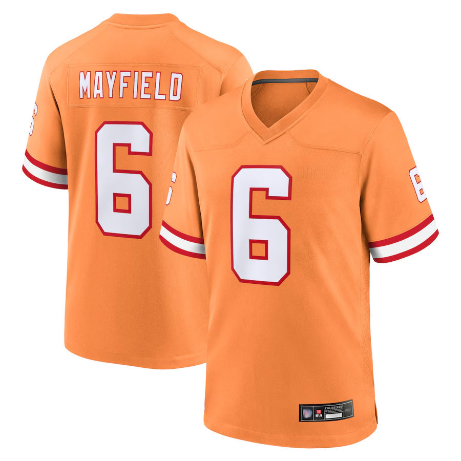 Fenge TB.Buccaneers #6 Baker Mayfield Secondary Alternate Game Player Stitched Jerseys