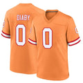 Fenge TB.Buccaneers #0 Yaya Diaby Player Orange Throwback Home Game Stitched Jerseys