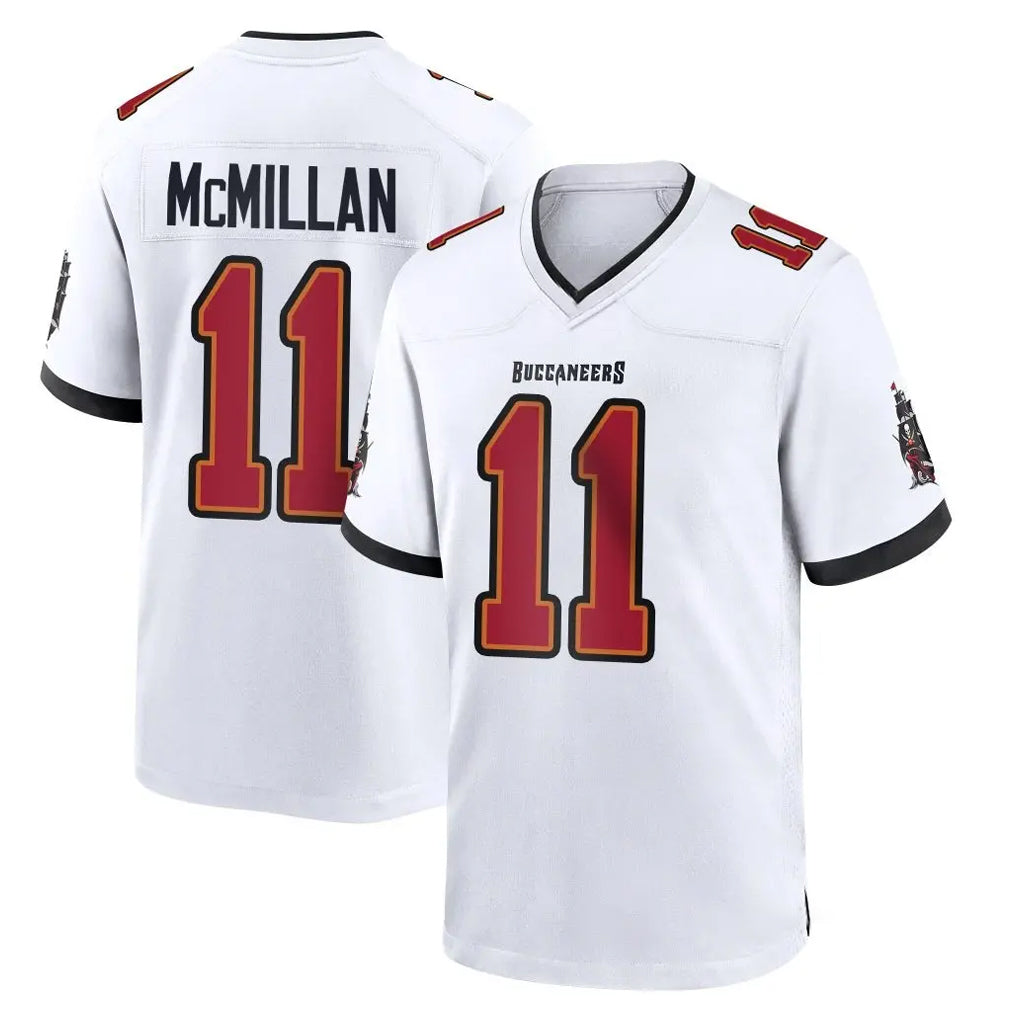 Fenge TB.Buccaneers #11 Jalen McMillan Player White Home Game Stitched Jerseys