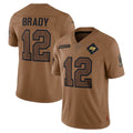 Fenge TB.Buccaneers #12 Tom Brady Player Brown Salute To Service Limited Stitched Jerseys