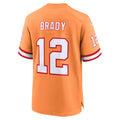 Fenge TB.Buccaneers #12 Tom Brady Player Orange Home Game Stitched Jerseys