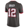 Fenge TB.Buccaneers #12 Tom Brady Player Pewter Vapor F.U.S.E. Limited Stitched Jerseys