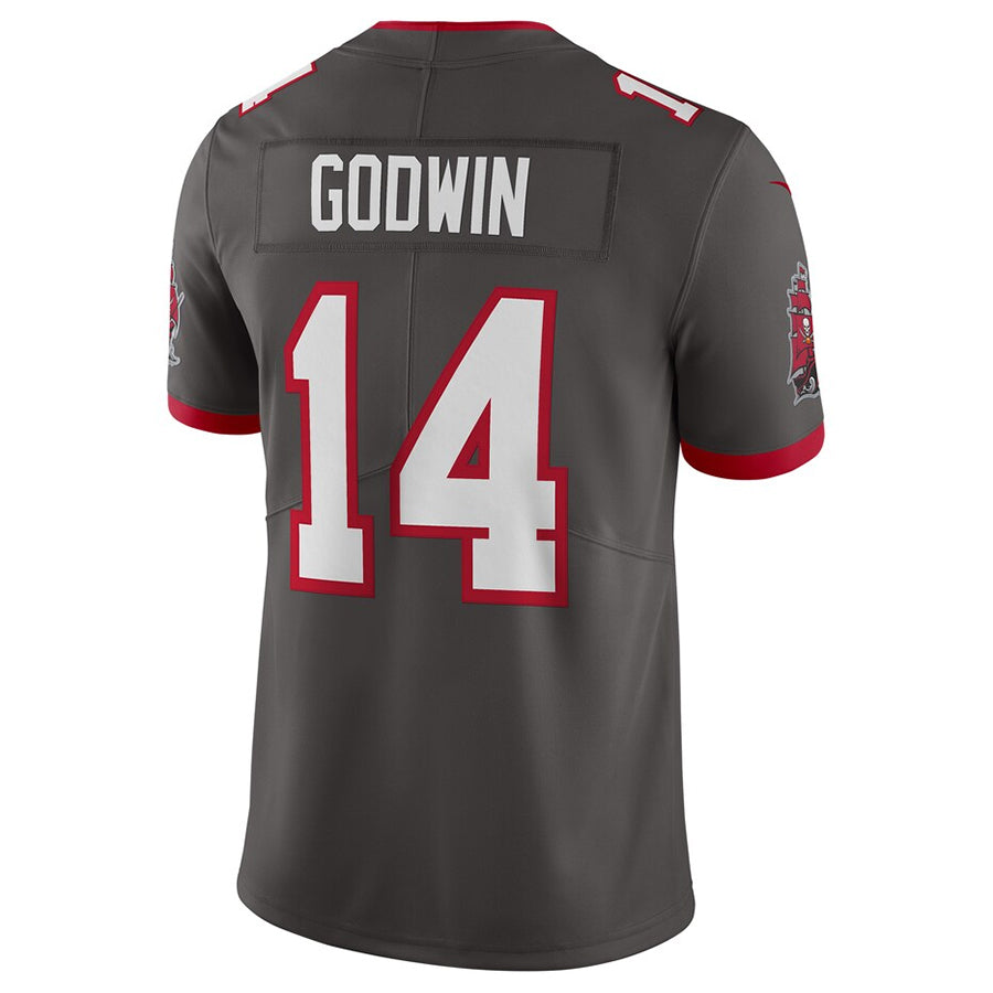 Fenge TB.Buccaneers #14 Chris Godwin Jr. Player Pewter Vapor Limited Stitched Jerseys