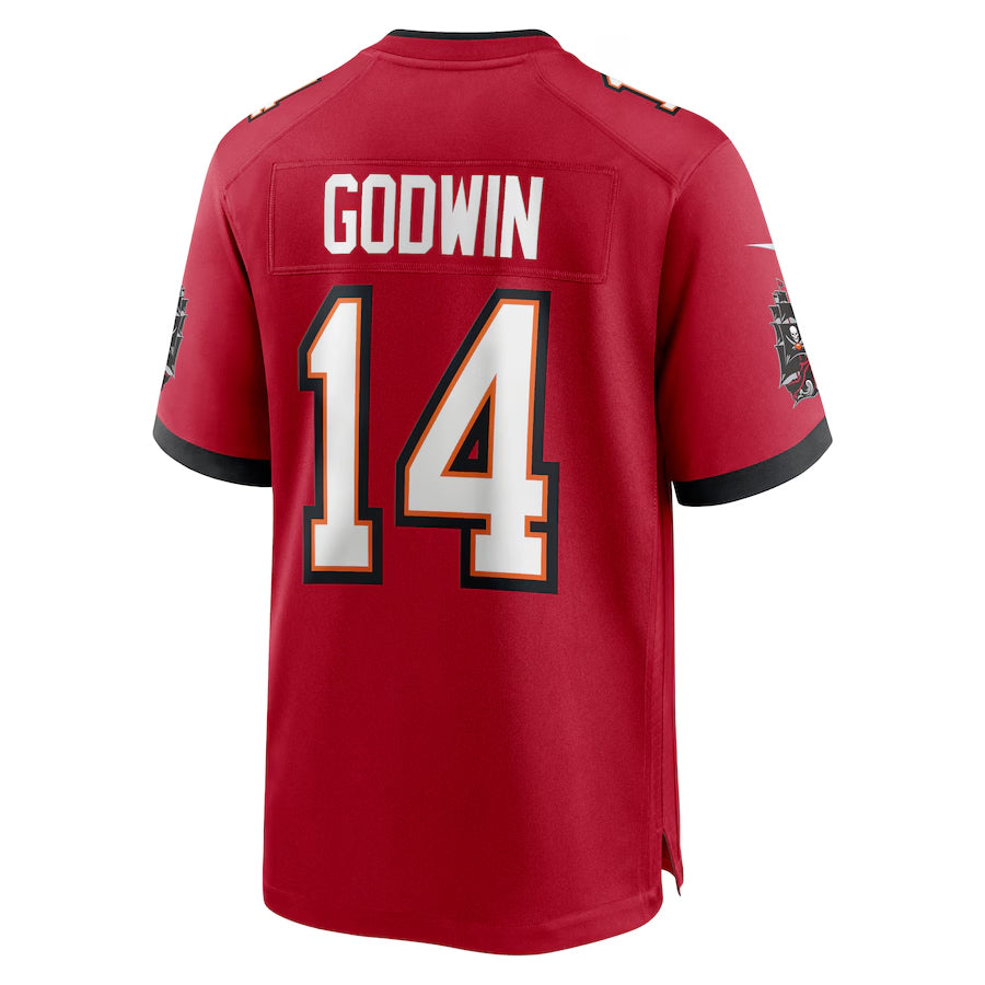 Fenge TB.Buccaneers #14 Chris Godwin Jr. Player Red Game Home Stitched Jerseys