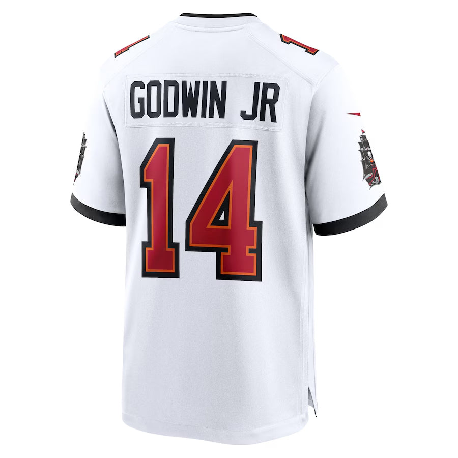 Fenge TB.Buccaneers #14 Chris Godwin Jr. Player White Game Home Stitched Jerseys