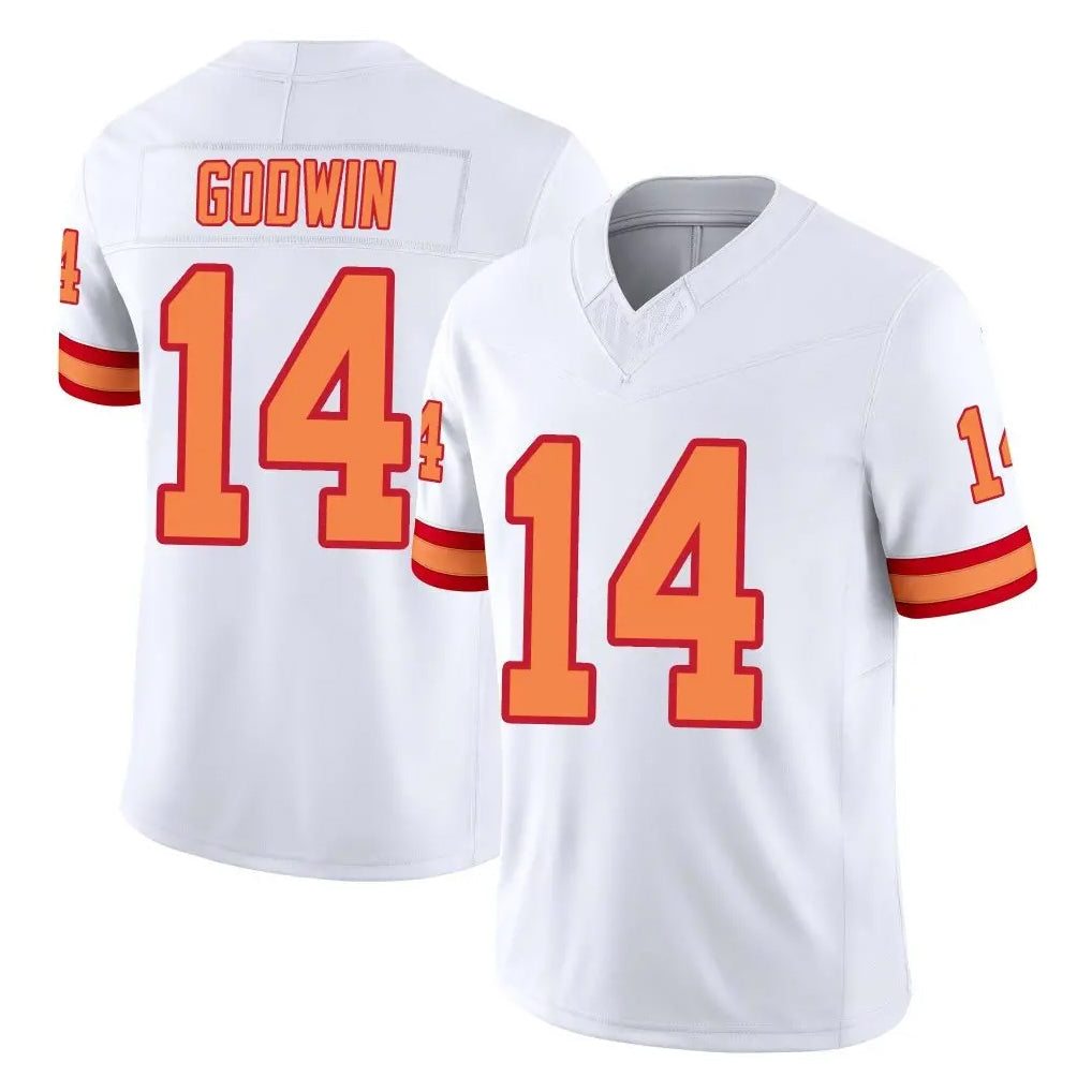 Fenge TB.Buccaneers #14 Chris Godwin Jr. Player White Limited '76 Vapor F.U.S.E. Home Game Stitched Jerseys