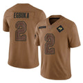 Fenge TB.Buccaneers #2 Emeka Egbuka Player Brown Salute To Service Limited Stitched Jerseys