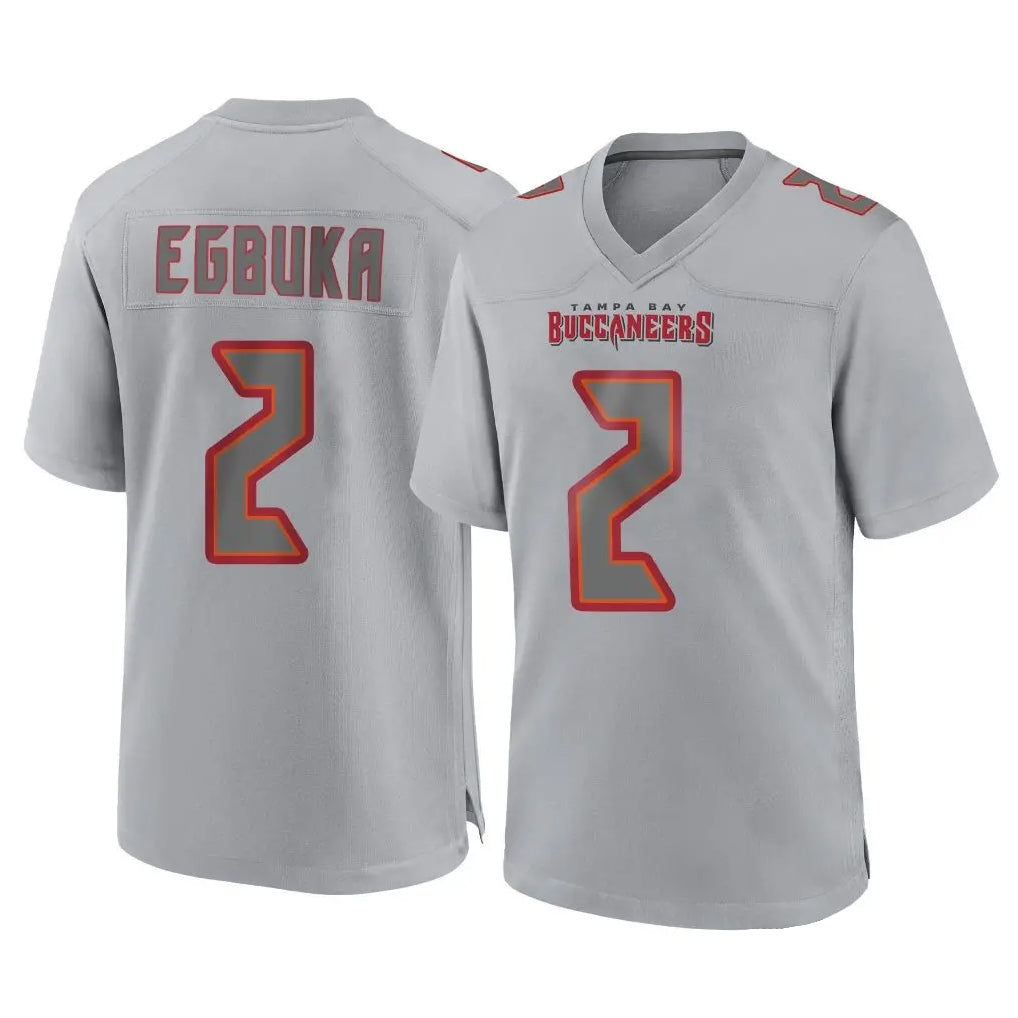 Fenge TB.Buccaneers #2 Emeka Egbuka Player Gray Atmosphere Fashion Home Game Stitched Jerseys