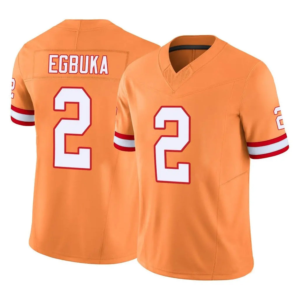 Fenge TB.Buccaneers #2 Emeka Egbuka Player Orange Vapor F.U.S.E. Limited Stitched Jerseys
