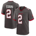 Fenge TB.Buccaneers #2 Emeka Egbuka Player Pewter Alternate Home Game Stitched Jerseys