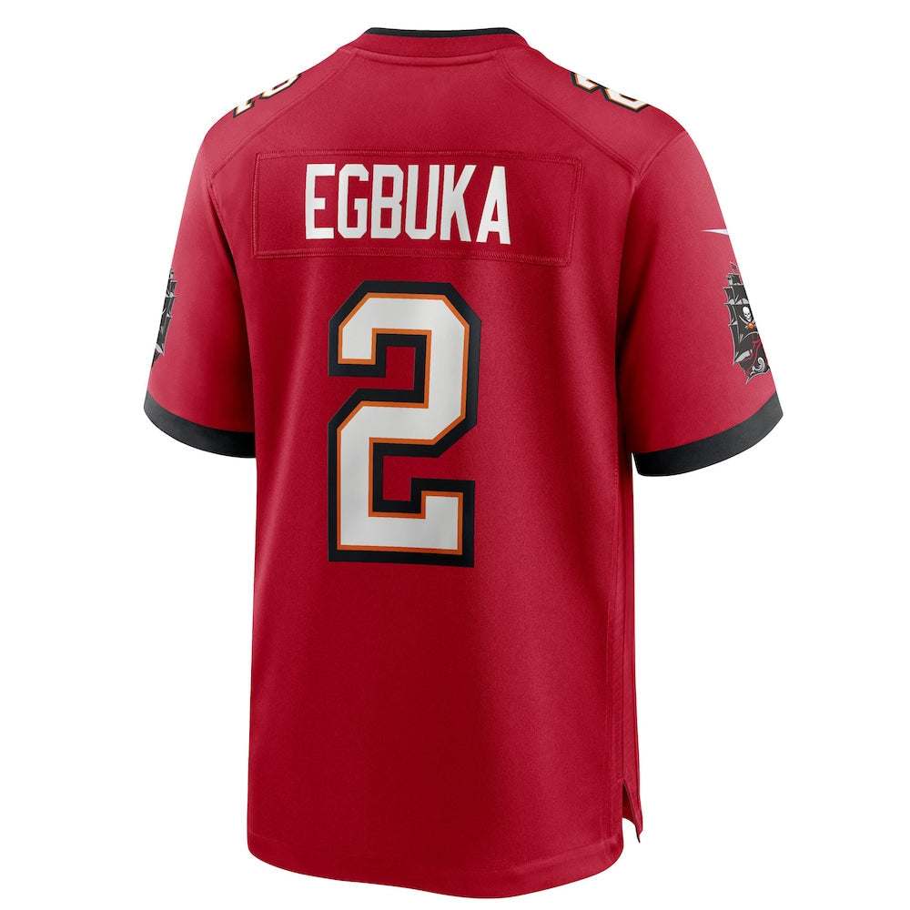 Fenge TB.Buccaneers #2 Emeka Egbuka Player Red Home Game Stitched Jerseys