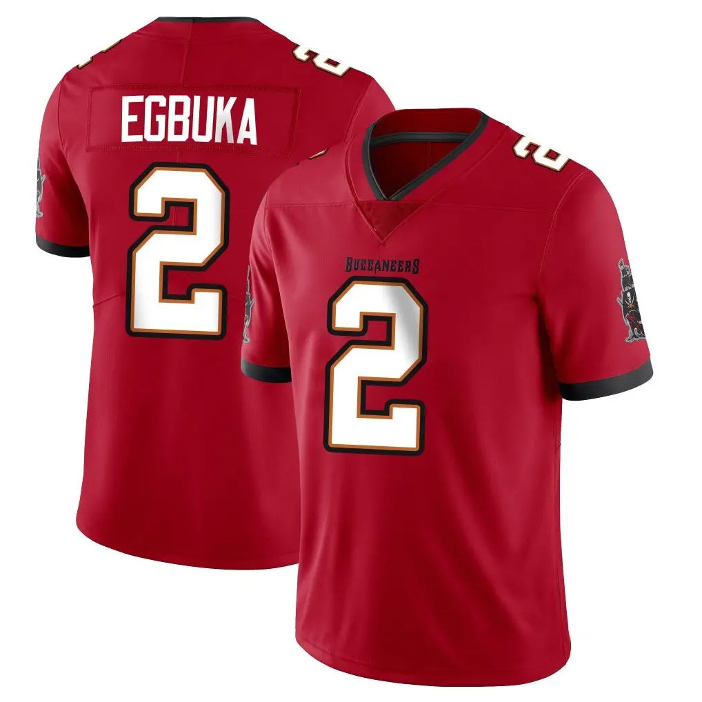 Fenge TB.Buccaneers #2 Emeka Egbuka Player Red Limited Vapor Home Game Stitched Jerseys