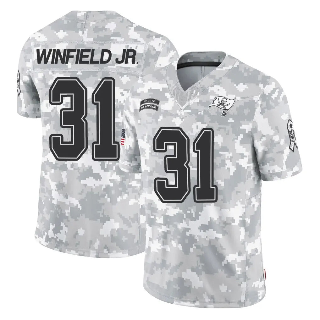 Fenge TB.Buccaneers #31 Antoine Winfield Jr. Player Arctic Camo Limited Salute To Service Home Game Stitched Jerseys