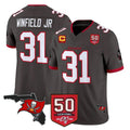 Fenge TB.Buccaneers #31 Antoine Winfield Jr. Player Pewter Limited 2026 Season Vapor F.U.S.E. Home Game Stitched Jerseys