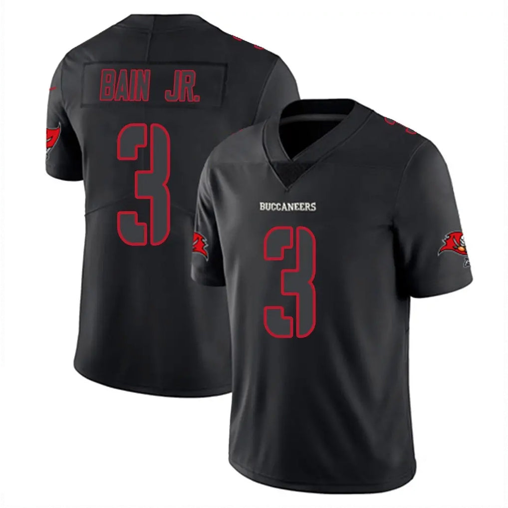 Fenge TB.Buccaneers #3 Rueben Bain Jr. Player Black Impact Limited Home Game Stitched Jerseys