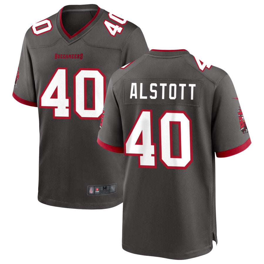 Fenge TB.Buccaneers #40 Mike Alstott Player Pewter Game Stitched Jerseys