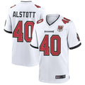 Fenge TB.Buccaneers #40 Mike Alstott Player White 50th Anniversary Game Stitched Jerseys