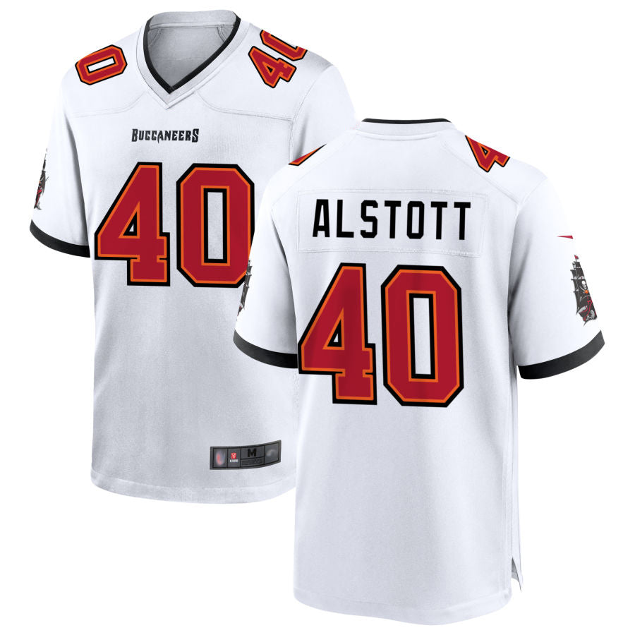 Fenge TB.Buccaneers #40 Mike Alstott Player White Home Game Stitched Jerseys