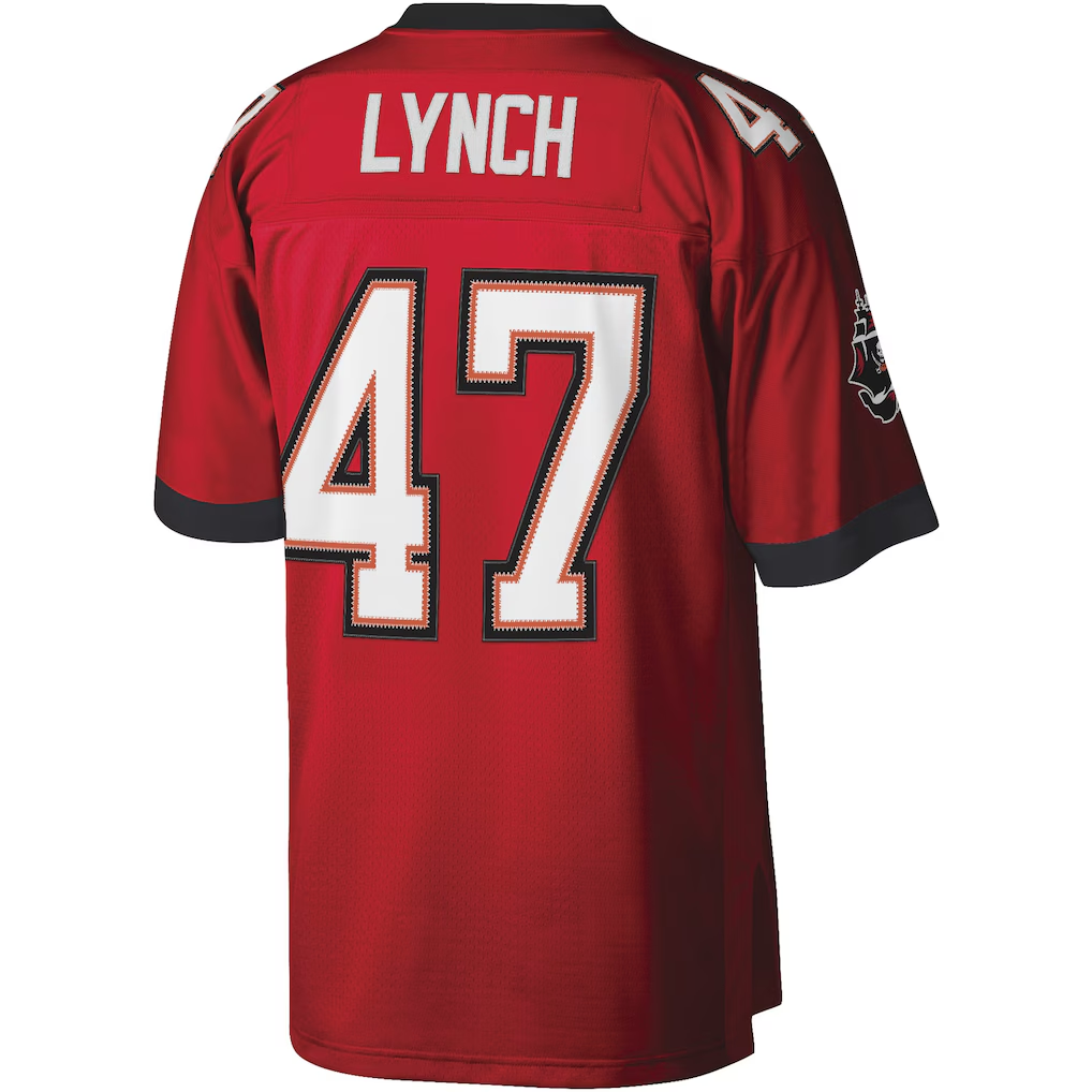 Fenge TB.Buccaneers #47 John Lynch Mitchell & Ness Red Legacy Replica Jersey