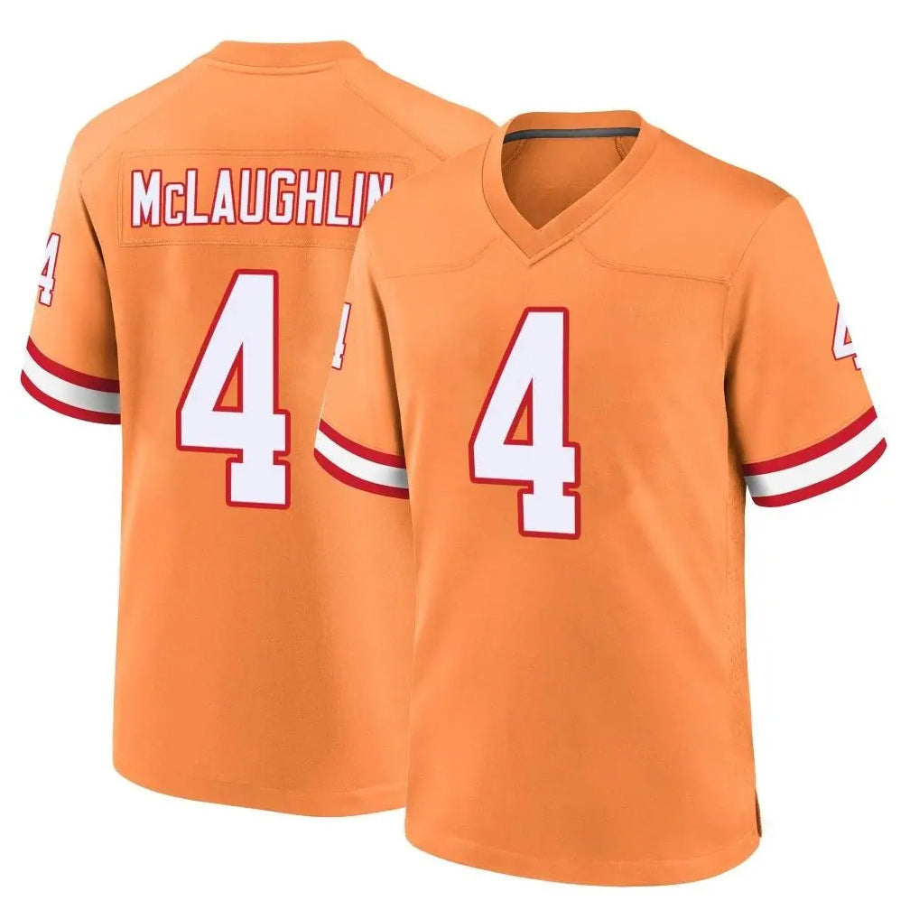 Fenge TB.Buccaneers #4 Chase McLaughlin Player Orange Throwback Home Game Stitched Jerseys