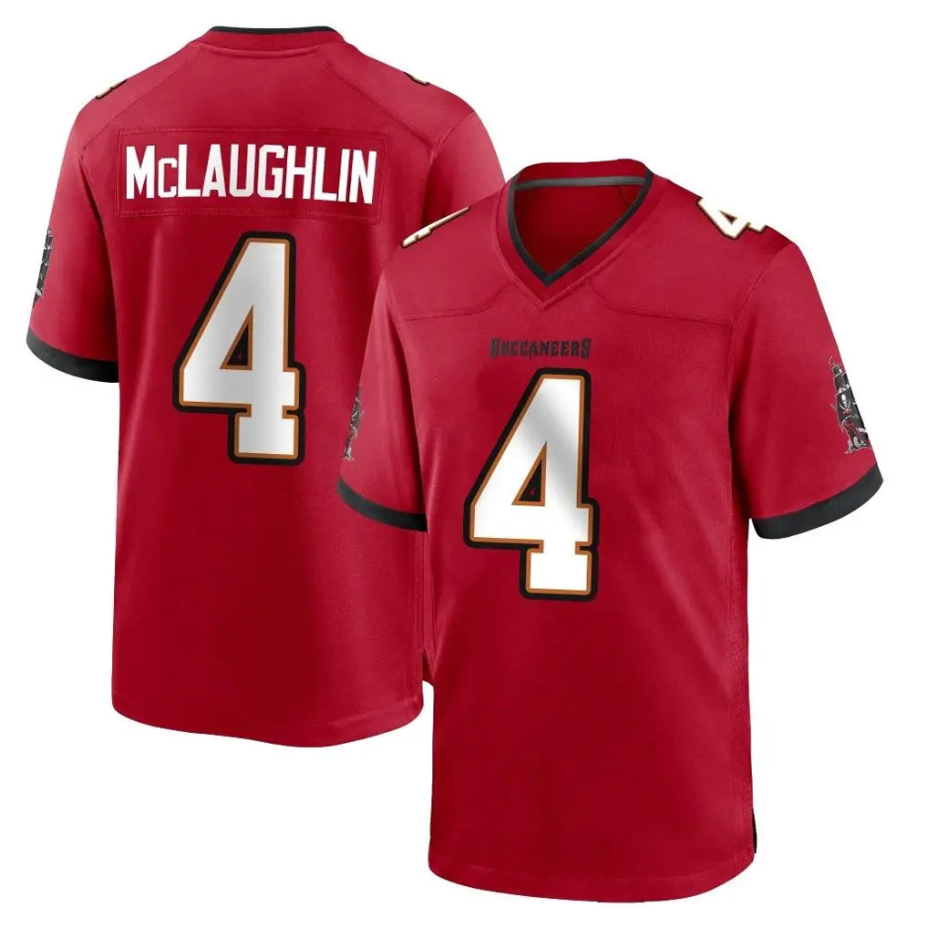 Fenge TB.Buccaneers #4 Chase McLaughlin Player Red Home Game Stitched Jerseys
