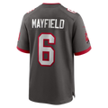 Fenge TB.Buccaneers #6 Baker Mayfield Pewter Alternate Game Player Stitched Jerseys