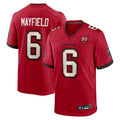 Fenge TB.Buccaneers #6 Baker Mayfield Player Red 50th Anniversary Game Stitched Jerseys