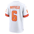 Fenge TB.Buccaneers #6 Baker Mayfield Player White Home Game Stitched Jerseys