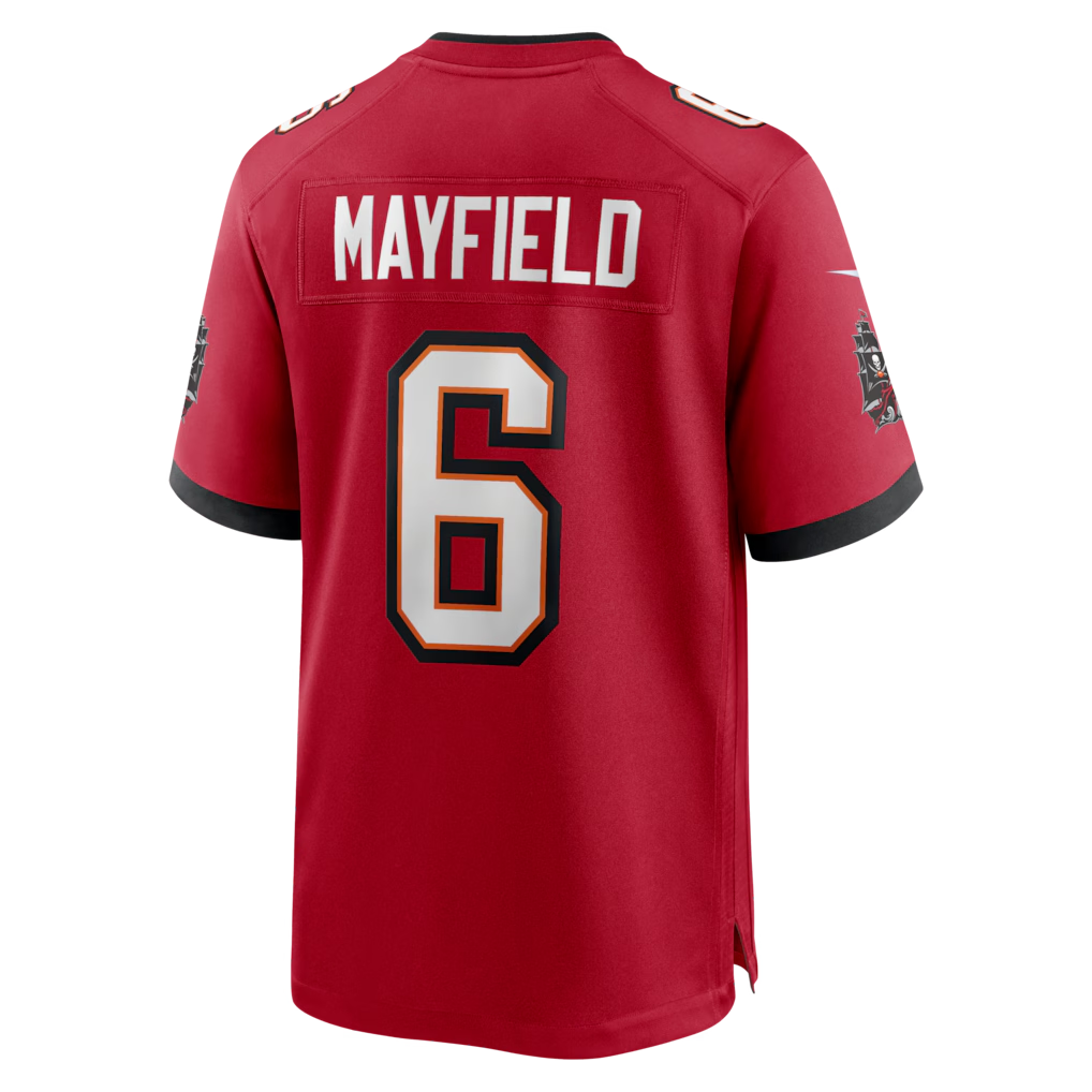 Fenge TB.Buccaneers #6 Baker Mayfield Red Team Game Stitched Jerseys