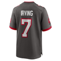 Fenge TB.Buccaneers #7 Bucky Irving Pewter Alternate Game Stitched Jerseys
